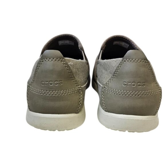 CROCS Mens Santa Cruz Slip On Loafer, Sneaker, Canvas, Comfort, Size 8 - Picture 2 of 8